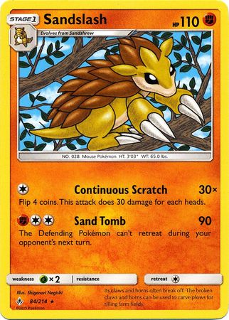 Sandslash 84/214-Kantocards