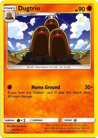 Dugtrio 86/214-Kantocards