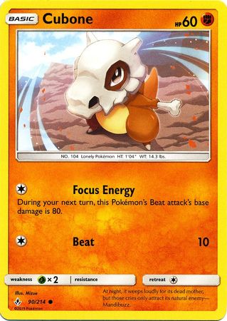 Cubone 90/214-Kantocards