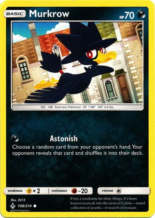 Murkrow 108/214-Kantocards