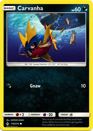 Carvanha 110/214-Kantocards