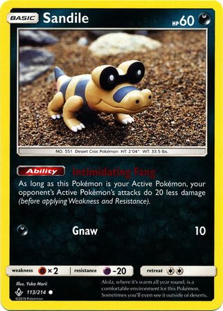 Sandile 113/214-Kantocards