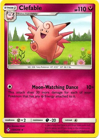 Clefable 133/214-Kantocards