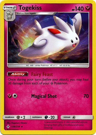 Togekiss 138/214-Kantocards