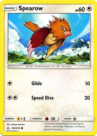Spearow 145/214-Kantocards
