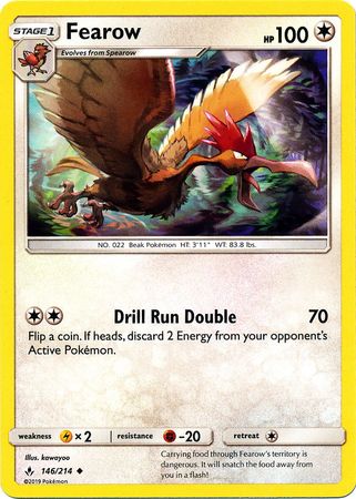 Fearow 146/214-Kantocards