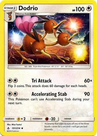 Dodrio 151/214-Kantocards