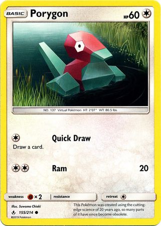 Porygon 155/214-Kantocards