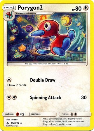 Porygon2 156/214-Kantocards