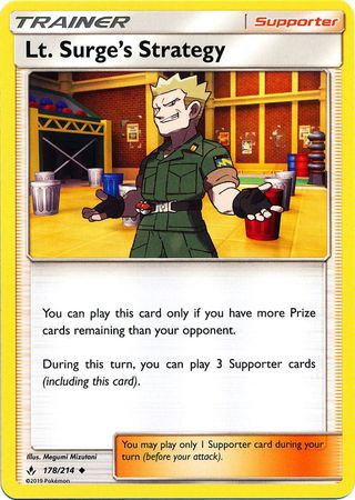 Lt. Surge's Strategy 178/214-Kantocards