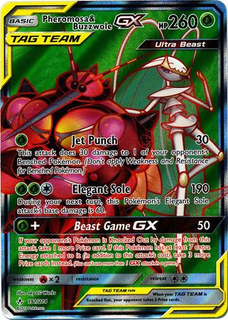 Pheromosa & BuzzwoleTag Team GX 191/214-Kantocards