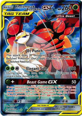 Pheromosa & BuzzwoleTag Team GX 192/214-Kantocards