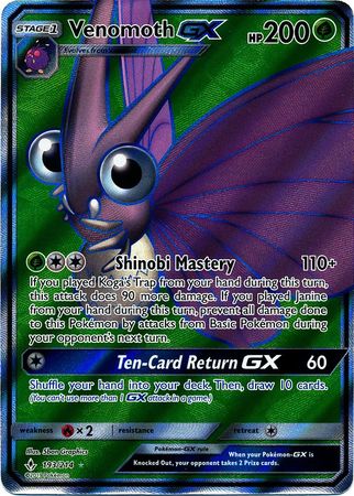 VenomothGX 193/214-Kantocards