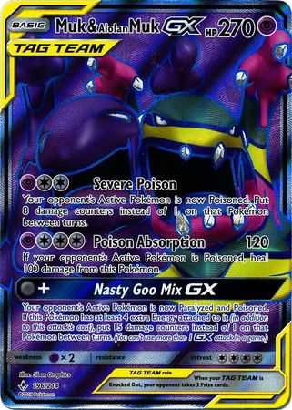 Muk & Alolan MukTag Team GX 196/214-Kantocards