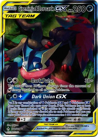 Greninja & ZoroarkTag Team GX 201/214-Kantocards