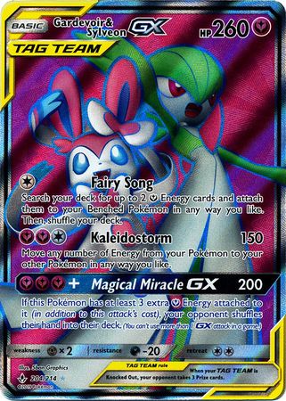 Gardevoir & SylveonTag Team GX 204/214-Kantocards