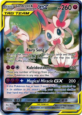 Gardevoir & SylveonTag Team GX 205/214-Kantocards