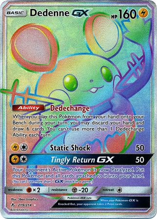Dedenne GX 219/214-Kantocards