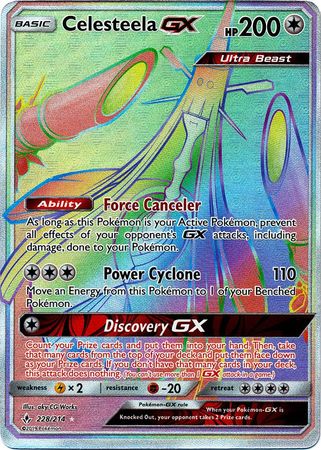 Celesteela GX 228/214-Kantocards