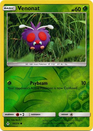 Venonat 10/214 - Reverse Holo-Kantocards