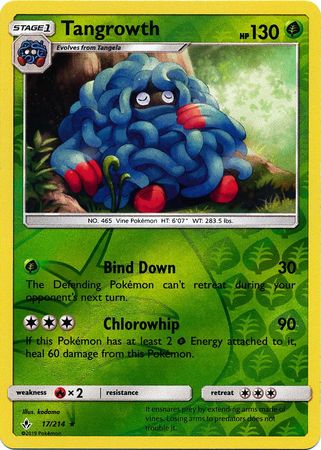 Tangrowth 17/214 - Reverse Holo-Kantocards