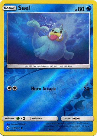 Seel 44/214 - Reverse Holo-Kantocards
