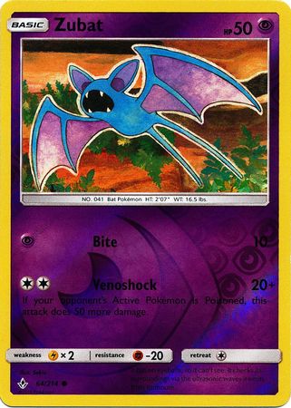 Zubat 64/214 - Reverse Holo-Kantocards