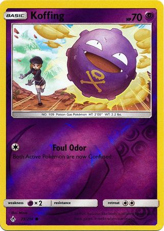 Koffing 73/214 - Reverse Holo-Kantocards