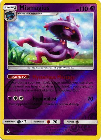 Mismagius 78/214 - Reverse Holo-Kantocards