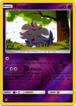 Espurr 79/214 - Reverse Holo-Kantocards