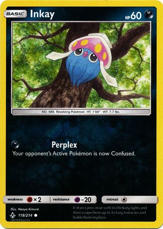 Inkay 118/214 - Reverse Holo-Kantocards