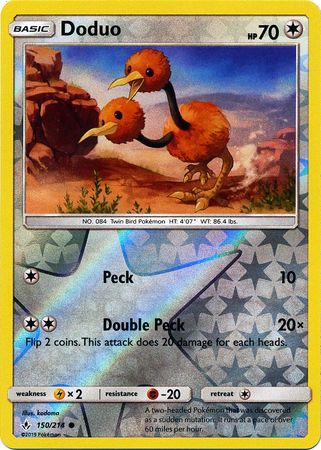 Doduo 150/214 - Reverse Holo-Kantocards
