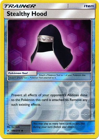 Stealthy Hood 186/214 - Reverse Holo-Kantocards