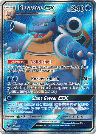 Blastoise GX SM189-Kantocards