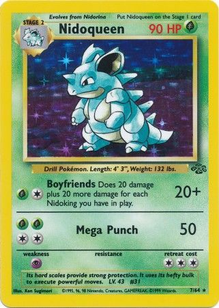 Nidoqueen 7/64 - Holo-Kantocards
