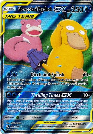 Slowpoke & PsyduckTag Team GX 218/236-Kantocards