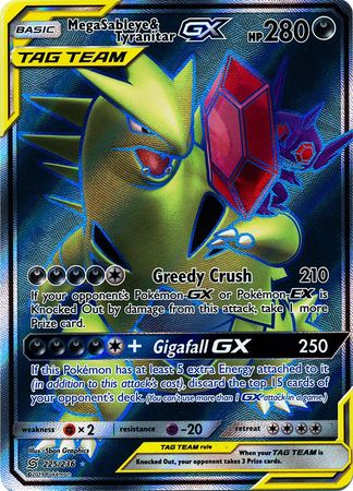 Mega Sableye & TyranitarTag Team GX 225/236-Kantocards