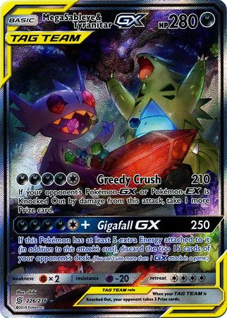 Mega Sableye & TyranitarTag Team GX 226/236-Kantocards