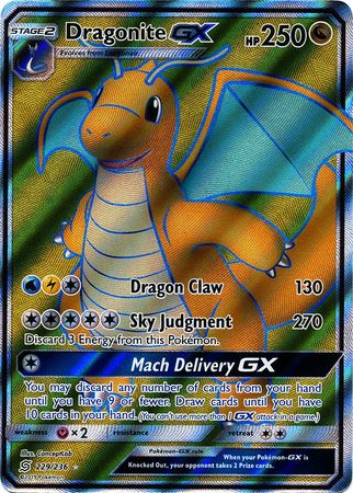 Dragonite GX 229/236-Kantocards
