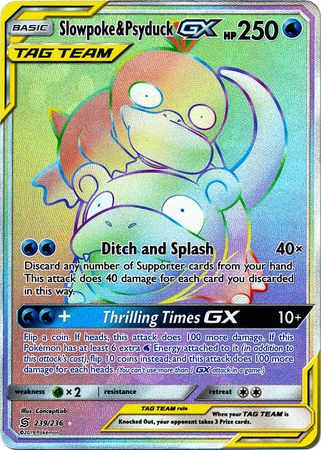 Slowpoke & PsyduckTag Team GX 239/236-Kantocards