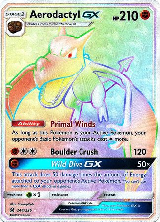 Aerodactyl GX 244/236-Kantocards
