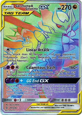 Garchomp & GiratinaTag Team GX 247/236-Kantocards