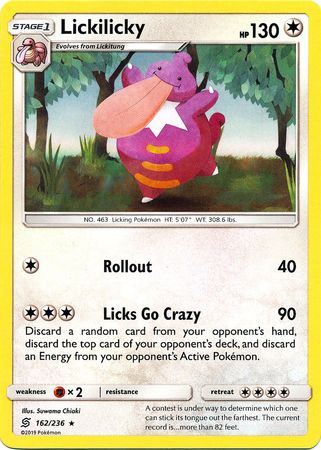 Lickilicky 162/236-Kantocards