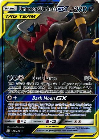 Umbreon & DarkraiTag Team GX 125/236-Kantocards