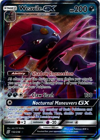 Weavile GX 132/236-Kantocards