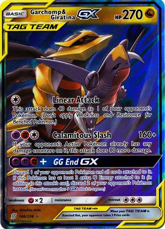 Garchomp & GiratinaTag Team GX 146/236-Kantocards