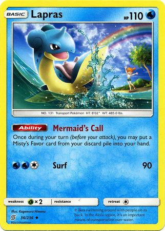 Lapras 36/236-Kantocards