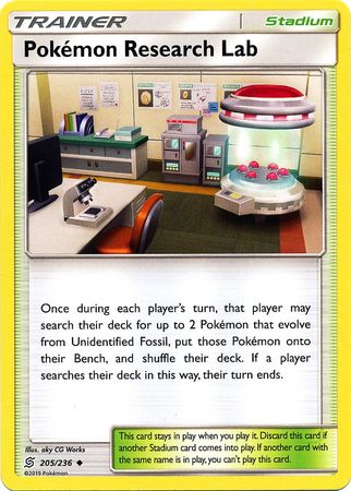 Pokémon Research Lab 205/236-Kantocards