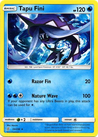 Tapu Fini 53/236-Kantocards