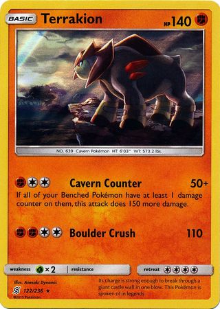 Terrakion 122/236-Kantocards